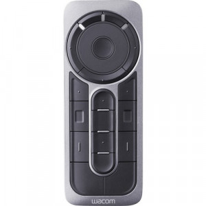 Wacom ExpressKey Device Remote Control - For Graphics Tablet - Radio FrequencyLithium Ion (Li-Ion) - Black