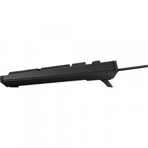 HP 125 Wired Keyboard - Cable Connectivity - USB Type A Interface - PC - Plunger Keyswitch - Black