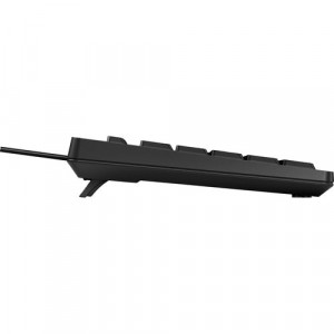 HP 125 Wired Keyboard - Cable Connectivity - USB Type A Interface - PC - Plunger Keyswitch - Black