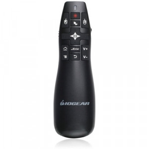 IOGEAR Gyro Presenter Mouse with Red Laser - Laser - Wireless - 65.62 ft (20000 mm)