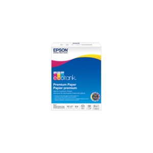 Epson EcoTank Premium Paper - Letter - 8 1/2" x 11" - 500 Sheets - Double-sided, Bleed Proof - Bright White