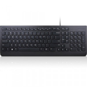 Lenovo Essential Wired Keyboard (Black) - French Canadian 058 - Cable Connectivity