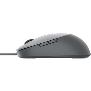 Dell MS3220 Mouse - Laser - Cable - Titan Gray - USB 2.0 - 3200 dpi - Tilt Wheel