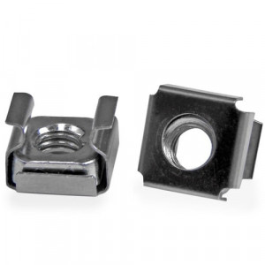 StarTech.com M6 Cage Nuts - 100 Pack - M6 Mounting Cage Nuts for Server Rack & Cabinet - Install your rack