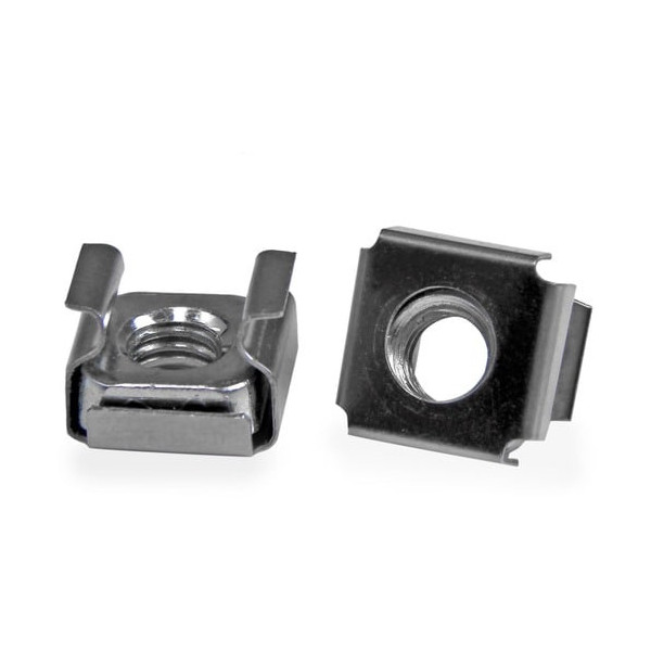 StarTech.com M6 Cage Nuts - 100 Pack - M6 Mounting Cage Nuts for Server Rack & Cabinet - Install your rack