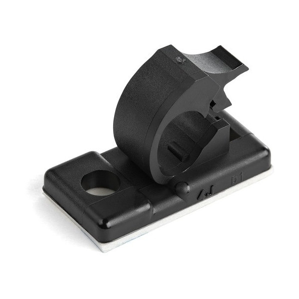 StarTech.com 100 Self Adhesive Cable Management Clips - Ethernet/Network Cable/Office Desk Cord Organizer