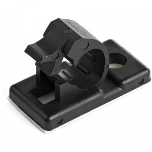 StarTech.com 100 Self Adhesive Cable Management Clips - Ethernet/Network Cable/Office Desk Cord Organizer