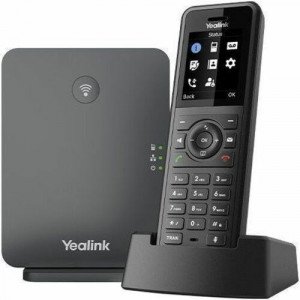 Yealink W77P IP Phone - Cordless - Corded - DECT - Desktop, Wall Mountable