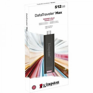 Kingston DataTraveler Max 512GB USB 3.2 (Gen 2) Type C Flash Drive -DTMAX/512GBCR