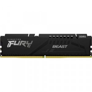 Kingston Fury Beast 32GB DDR5 SDRAM Memory Module - For Motherboard - 32 GB (1 x 32GB) - DDR5-5600/PC5-44800 DDR5 SDRAM