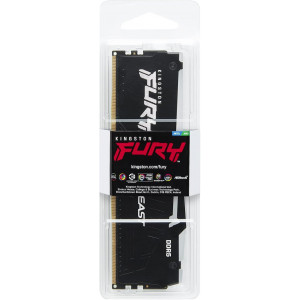 Kingston FURY Beast 32GB DDR5 SDRAM Memory Module - For Motherboard - 32 GB (1 x 32GB) - DDR5-6000/PC5-48000 DDR5 SDRAM