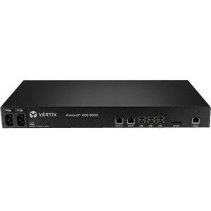 Vertiv Avocent ACS 8000 48-port Serial Console Server, Dual AC Power, Analog Modem -ACS8048MDAC-400