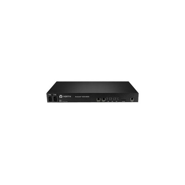 Vertiv Avocent ACS 8000 48-port Serial Console Server, Dual AC Power, Analog Modem