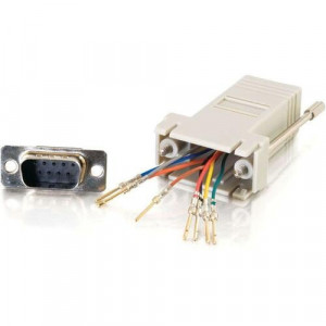 C2G RJ45/DB9M Modular Adapter -02945