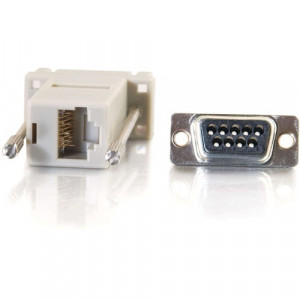 C2G RJ45/DB9M Modular Adapter -02945