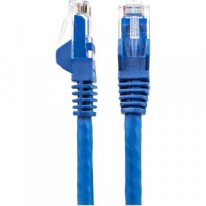 StarTech.com 3m(10ft) CAT6 Ethernet Cable, LSZH (Low Smoke Zero Halogen) 10 GbE Snagless 100W PoE UTP RJ45 Blue Network