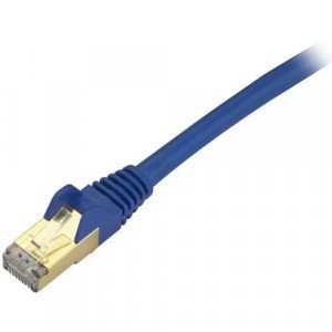 StarTech.com 10 ft CAT6a Ethernet Cable - 10 Gigabit Category 6a Shielded Snagless RJ45 100W PoE Patch Cord