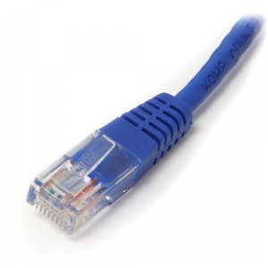 StarTech.com 10ft Blue Molded Cat5e UTP Patch Cable - Make Fast Ethernet network connections using this high quality Cat5e Cable