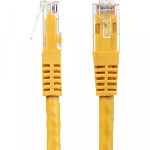 StarTech.com 10ft CAT6 Ethernet Cable - Yellow Molded Gigabit - 100W PoE UTP 650MHz