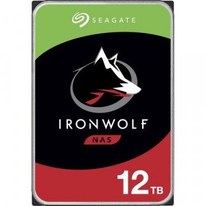 Seagate IronWolf ST12000VN0008 12 TB Hard Drive - 3.5" Internal - SATA (SATA/600) - (CMR) Method - 7200rpm