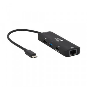 USB-C MULTIPORT ADAPTER 4K60HZ HDMI USB-A GBE 100W PD CHARGING