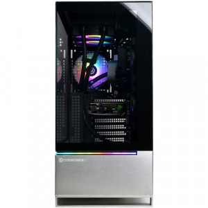 CyberPowerPC Gamer Supreme SLCAI6800CPG Desktop Computer - AMD Ryzen 7 8700F - 32 GB - 2 TB SSD - Mid-tower - Black