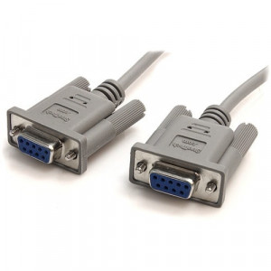 StarTech.com Serial Null modem cable - DB-9 (F) - DB-9 (F) - 3 m - Transfer files via serial connection - 10ft null modem cable