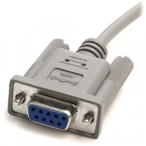 StarTech.com Serial Null modem cable - DB-9 (F) - DB-9 (F) - 3 m - Transfer files via serial connection - 10ft null modem cable