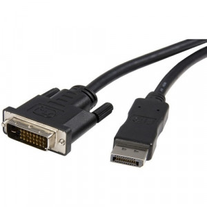 StarTech.com 10ft (3m) DisplayPort to DVI Cable, DisplayPort to DVI-D Adapter/Converter Cable