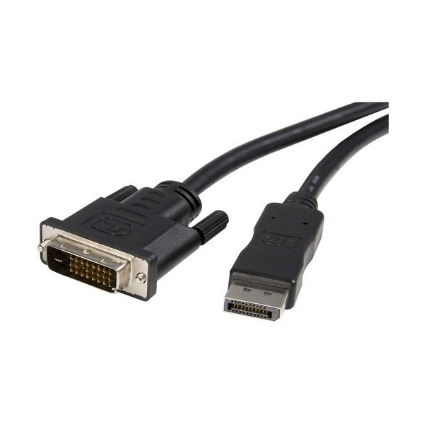 StarTech.com 10ft (3m) DisplayPort to DVI Cable, DisplayPort to DVI-D Adapter/Converter Cable