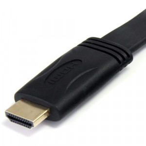StarTech.com 10 ft Flat High Speed HDMI Cable with Ethernet - Ultra HD 4k x 2k HDMI Cable - HDMI to HDMI M/M - Create Ultra HD