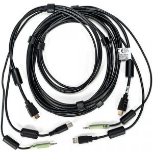 Vertiv Cybex SC800/SC900 10 feet All-in-One KVM Cable | Single Head | 4K UHD | HDMI-to-HDMI (CBL0111) - 10 ft KVM