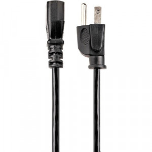 StarTech.com 10ft (3m) Computer Power Cord, NEMA 5-15P to C13, 10A 125V, 18AWG, Black Replacement AC PC Power Cord