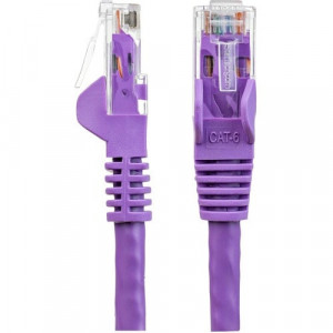 StarTech.com 10ft CAT6 Ethernet Cable - Purple Snagless Gigabit - 100W PoE UTP 650MHz Category