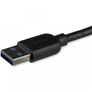 StarTech.com 3m (10ft) Slim SuperSpeed USB 3.0 (5Gbps) A to Micro B Cable - M/M - Position your USB 3.0