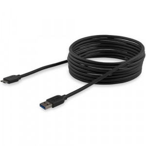 StarTech.com 3m (10ft) Slim SuperSpeed USB 3.0 (5Gbps) A to Micro B Cable - M/M - Position your USB 3.0