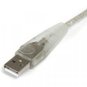 StarTech.com - Transparent USB 2.0 cable - 4 pin USB Type A (M) - 4 pin USB Type B (M)