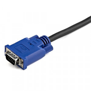 StarTech.com 2-in-1 - Video / USB cable - 4 pin USB Type A, HD-15 (M) - HD-15 (M) - 3.05 m - 10ft KVM Cable - USB KVM Cable