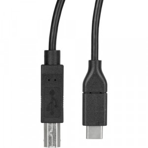 StarTech.com 3m 10 ft USB C to USB B Printer Cable - M/M - USB 2.0 - USB C to USB B Cable - USB C Printer Cable