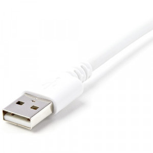 StarTech.com 3m (10ft) Long White AppleÂ® 8-pin Lightning Connector to USB Cable for iPhone