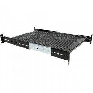 StarTech.com 2U 20 to 30in Adjustable Mounting Depth Vented Sliding Rack Mount Shelf - 50lbs / 22.7kg - 24in Deep