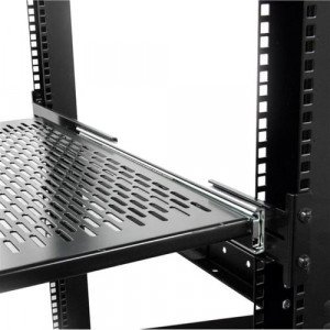 StarTech.com 2U 20 to 30in Adjustable Mounting Depth Vented Sliding Rack Mount Shelf - 50lbs / 22.7kg - 24in Deep