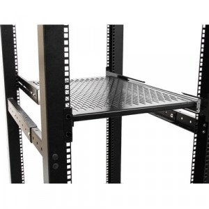 StarTech.com 2U 20 to 30in Adjustable Mounting Depth Vented Sliding Rack Mount Shelf - 50lbs / 22.7kg - 24in Deep