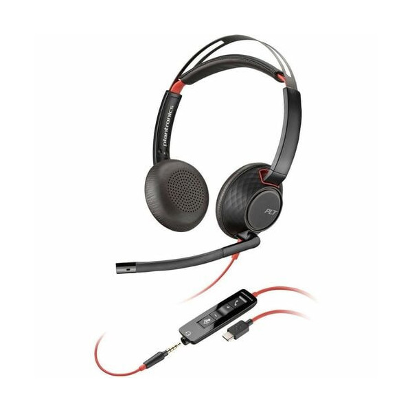 Poly Blackwire C5220 Headset - Microsoft Teams Certification - Stereo - USB Type C