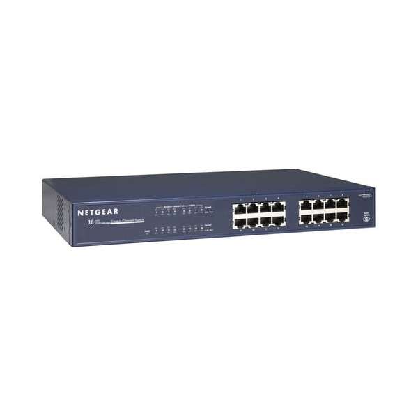 NETGEAR 16-Port Gigabit Unmanaged Switch, JGS516 - 16 x 10/100/1000Base-T