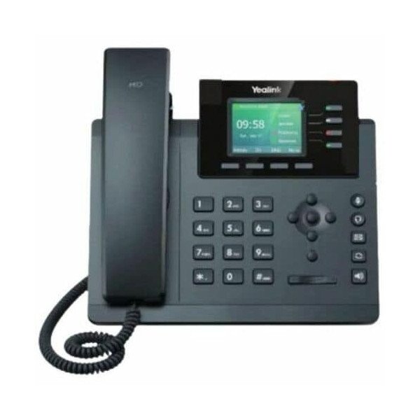 Yealink SIP-T34W IP Phone - Corded - Corded/Cordless - Wi-Fi, Bluetooth - Wall Mountable - Classic Gray