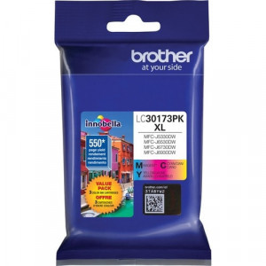 Brother Innobella LC30173PKS Original High Yield Inkjet Ink Cartridge - Value Pack - Cyan, Magenta