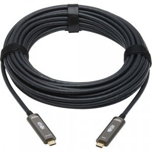 Tripp Lite by Eaton USB 3.2 Gen 2 Fiber Active Optical Cable, M/M, 10 m (33 ft.) - 32.8 ft Fiber Optic