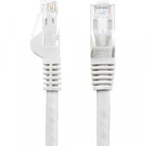 StarTech.com 10ft CAT6 Ethernet Cable - White Snagless Gigabit - 100W PoE UTP 650MHz