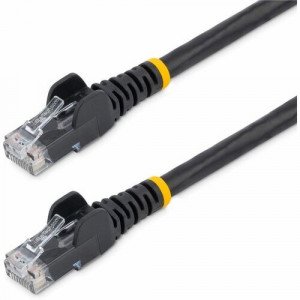 StarTech.com 15 ft. CAT6 Ethernet Cable - 10 Pack - ETL Verified - Black CAT6 Patch Cord - Snagless RJ45 Connectors